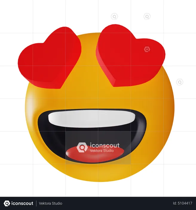 Love Emoji 3D Icon