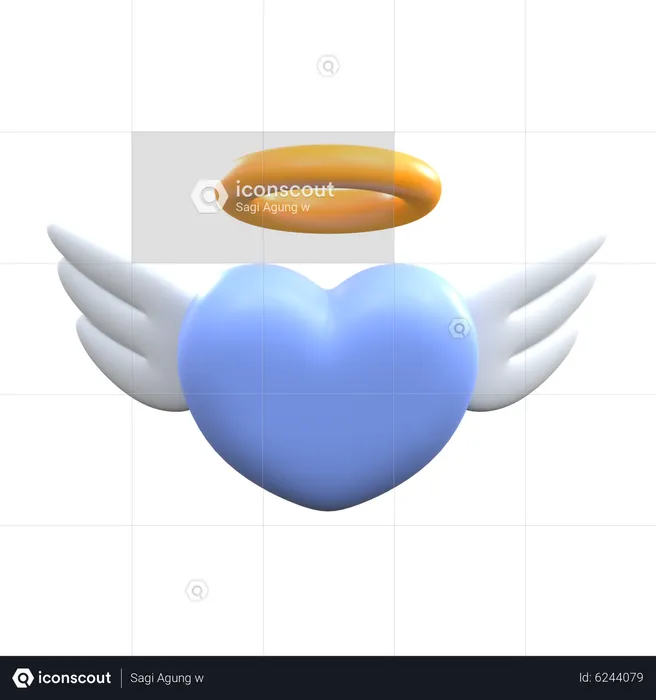 LOVE ANGEL  3D Icon