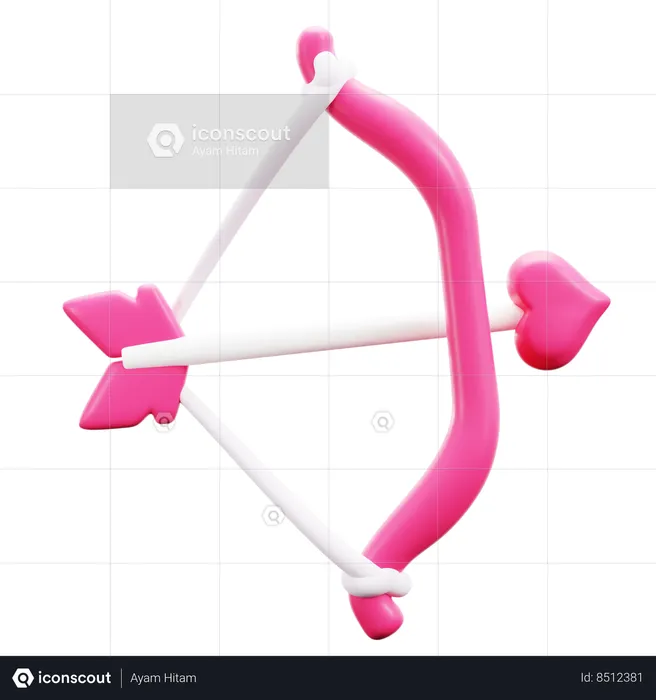 Love arrow  3D Icon