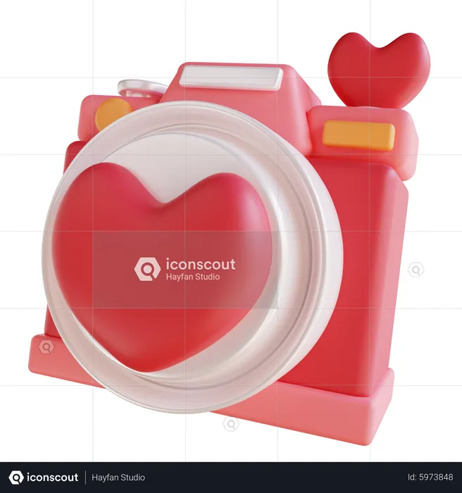 Love Camera  3D Icon