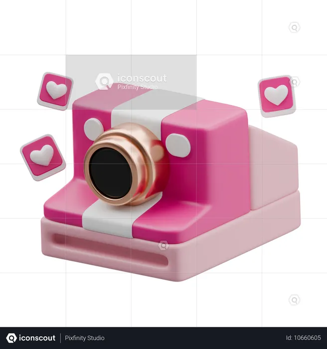 Love Camera  3D Icon