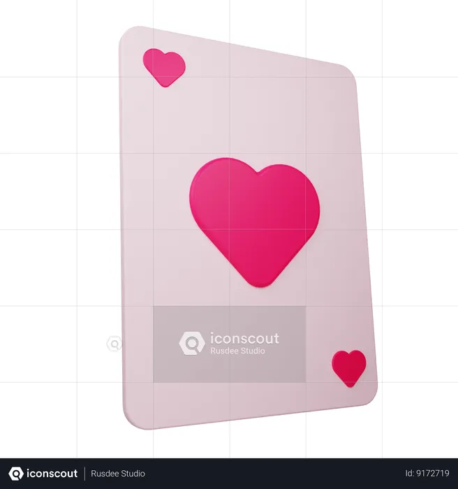 Love Card  3D Icon