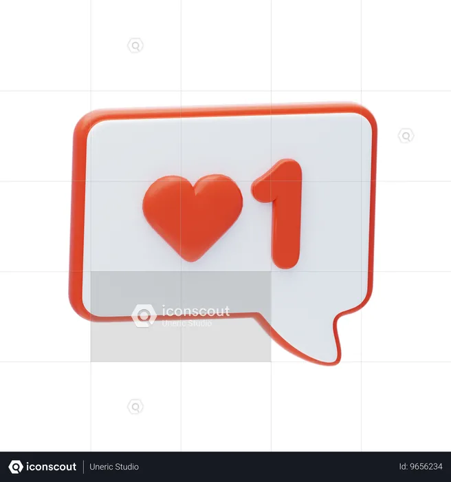 Love Chat  3D Icon