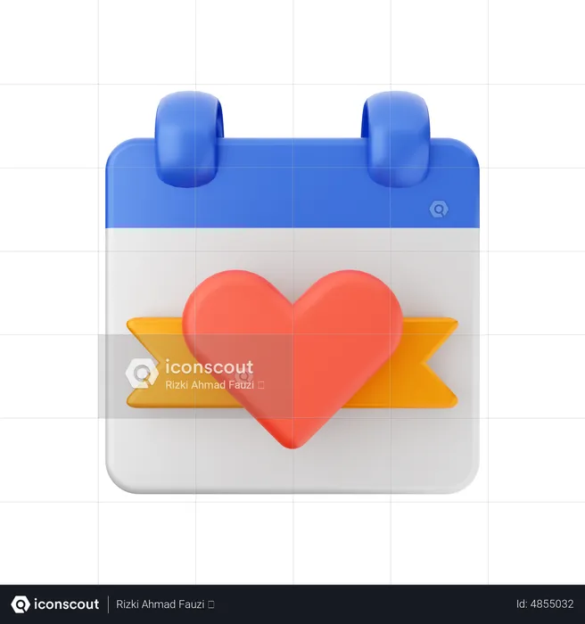 Love Date  3D Icon