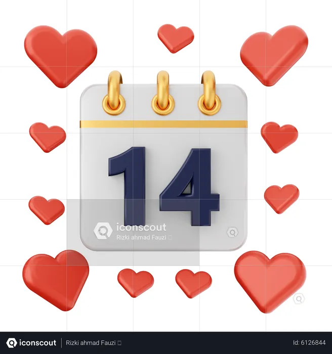 Love Day  3D Icon