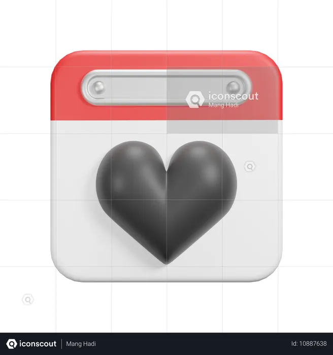 Love Day  3D Icon