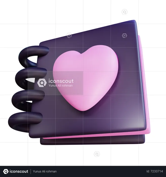 Love Diary  3D Icon