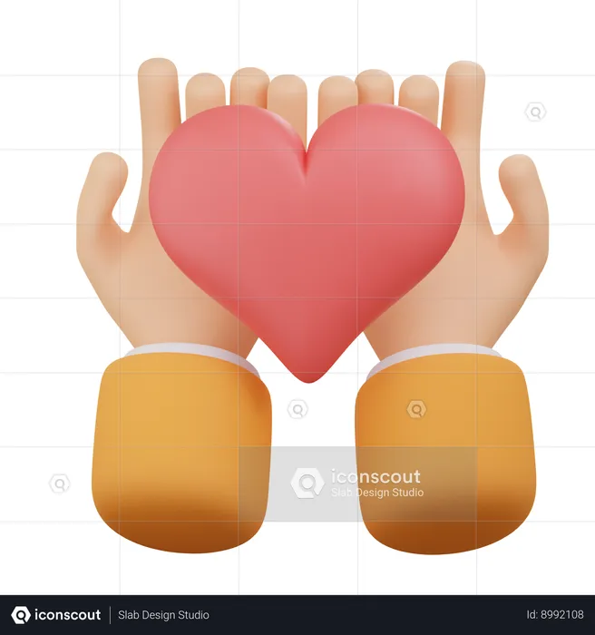 Love Donation  3D Icon