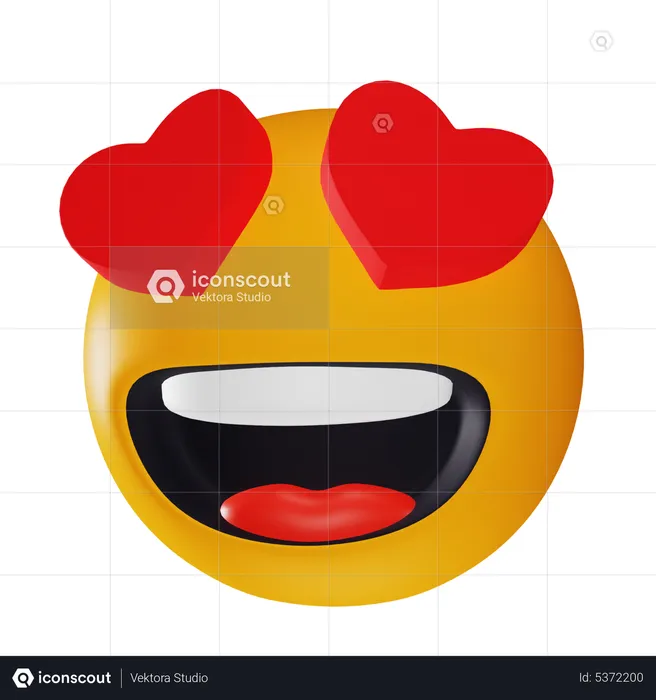 Love Emoji Emoji 3D Icon
