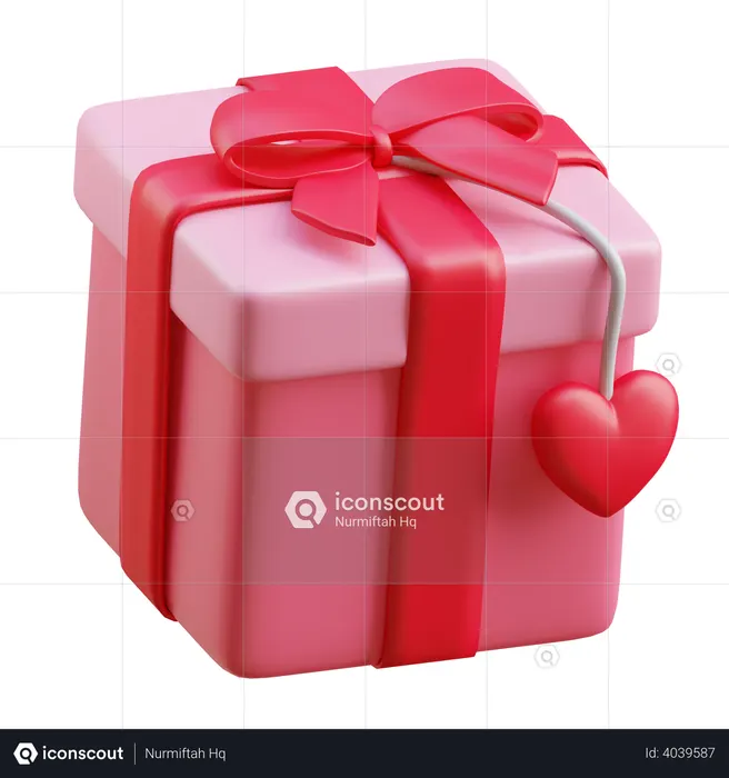 Love Gift  3D Icon