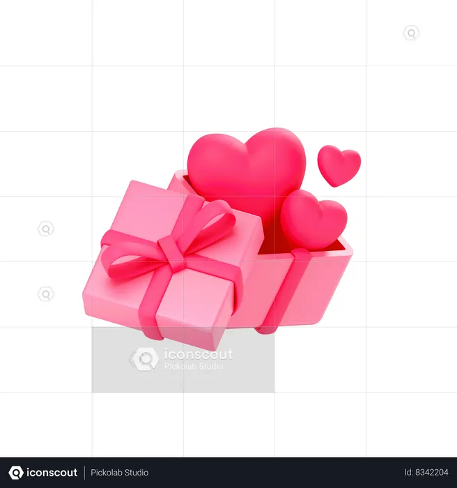 Love Gift  3D Icon