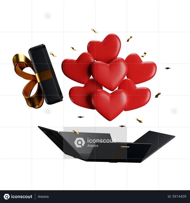 Love Gift  3D Icon