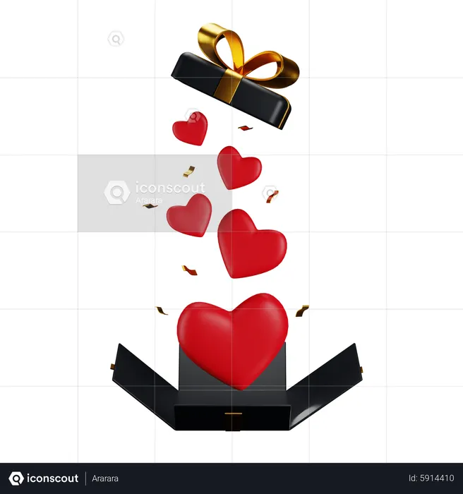 Love Gift  3D Icon