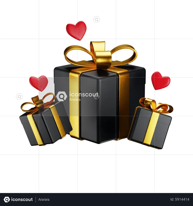 Love Gift  3D Icon