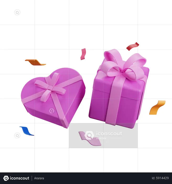 Love Gift  3D Icon