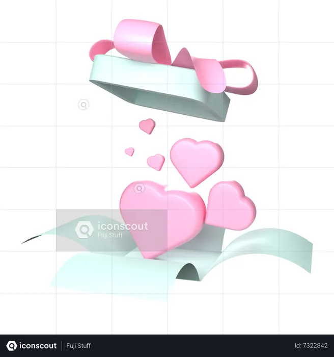 Love Gift  3D Icon