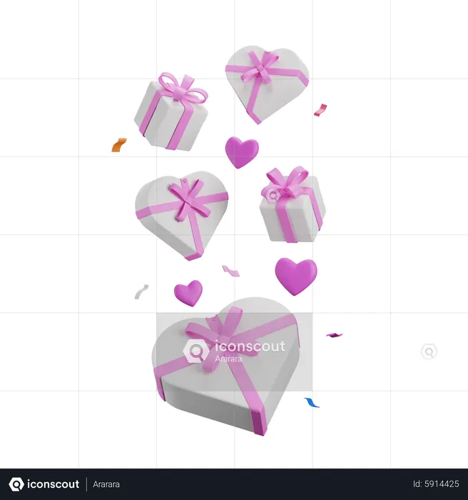 Love Gift  3D Icon
