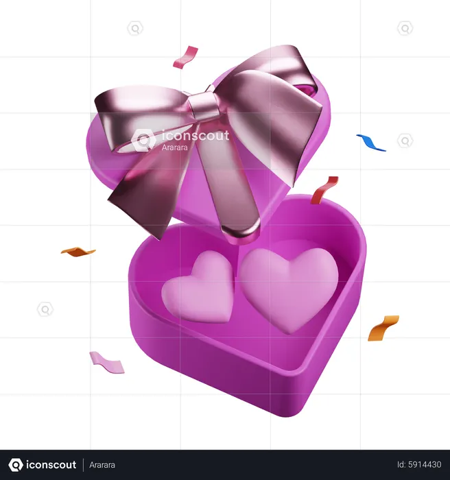 Love Gift  3D Icon