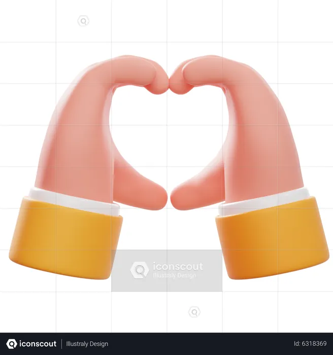 Love Hand Gesture  3D Icon