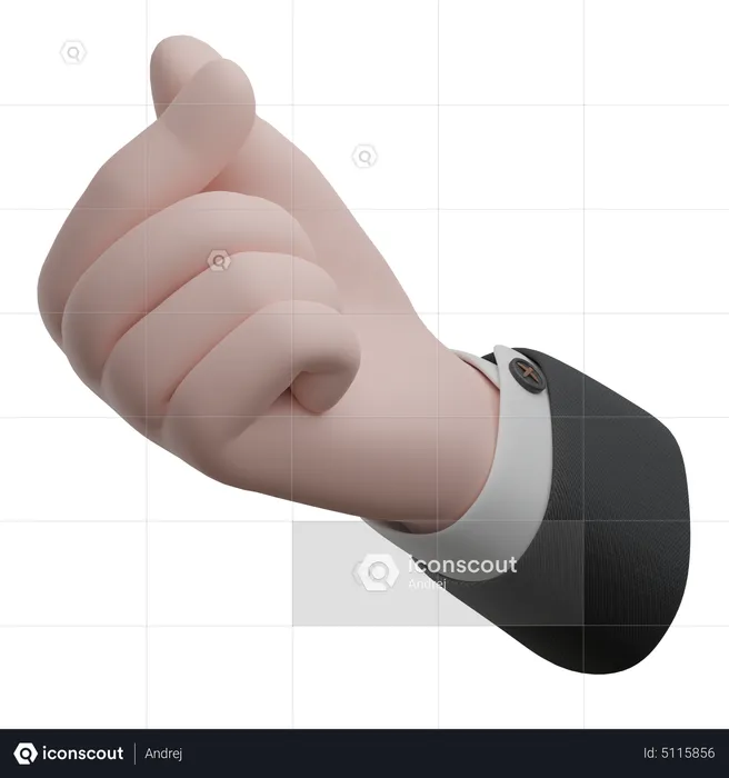Love Hand Gestures  3D Icon