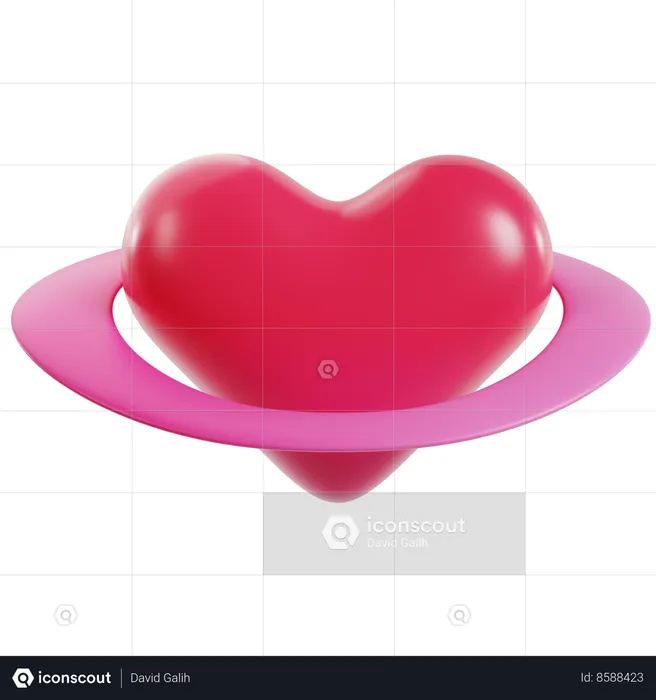 Love in Orbit  3D Icon