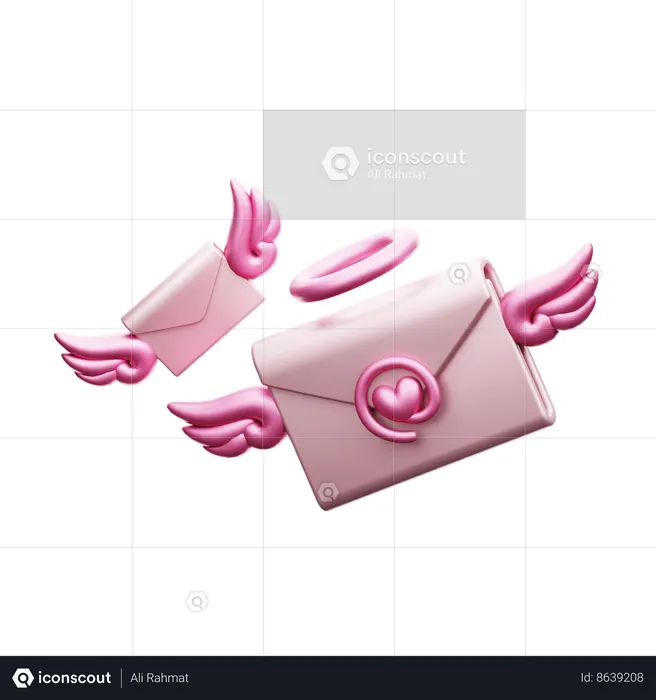 Love Letter  3D Icon