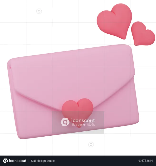 Love Letter  3D Icon