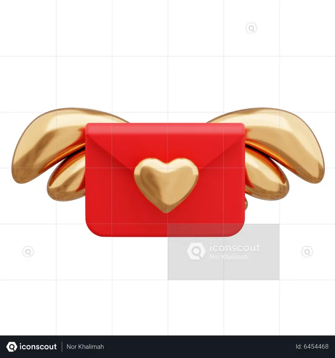 Love Letter  3D Icon