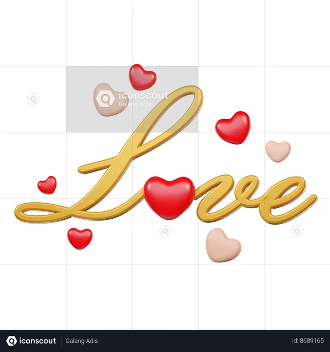 Love Letter  3D Icon