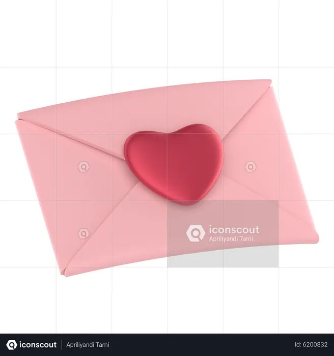 Love Letter  3D Icon