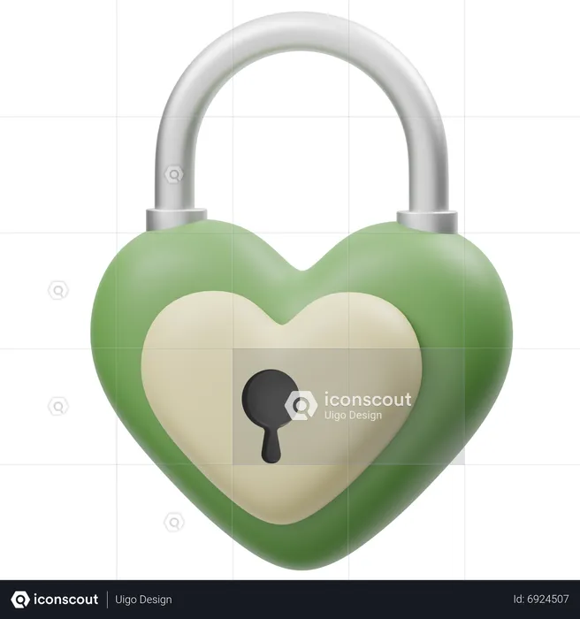 Love Lock  3D Icon