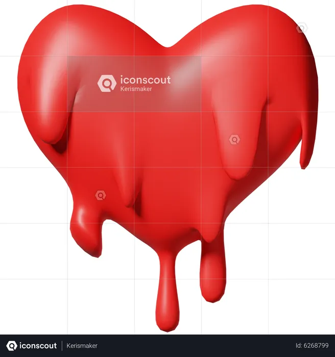 Love Melting  3D Icon