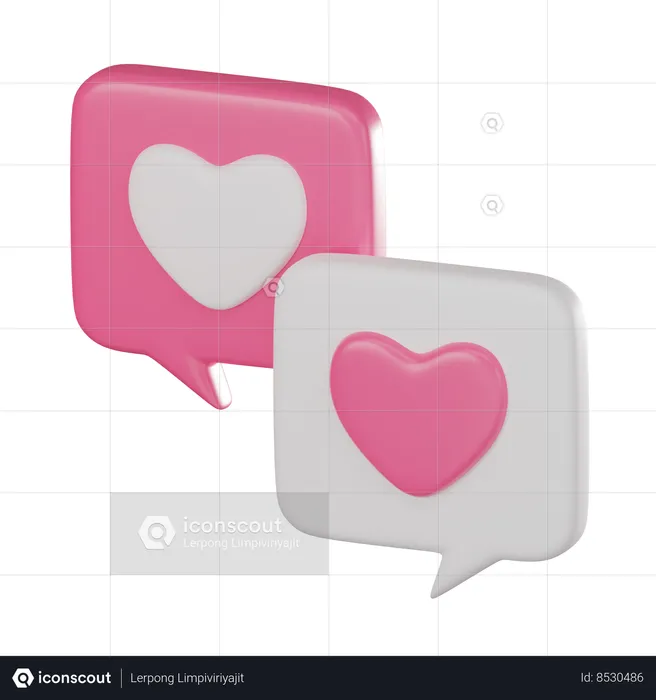 Love Message  3D Icon