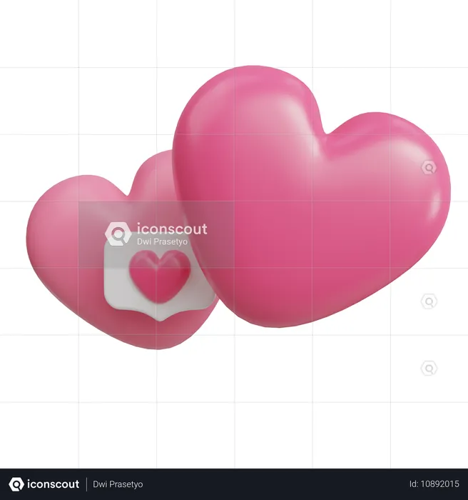 Love Message  3D Icon