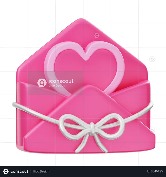 Love Message  3D Icon