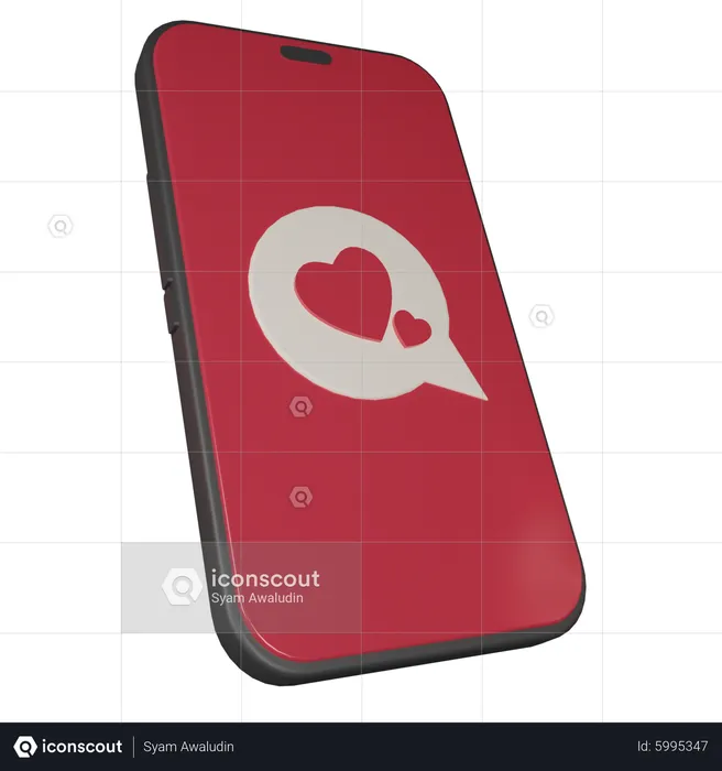 Love Message  3D Icon