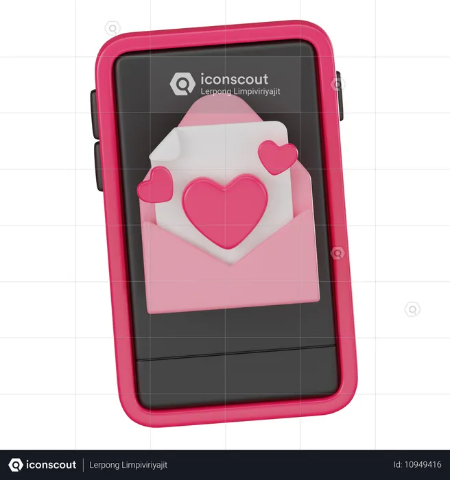 Love Messages  3D Icon