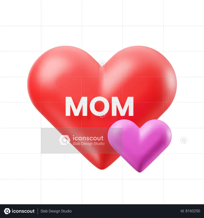 Love Mom  3D Icon