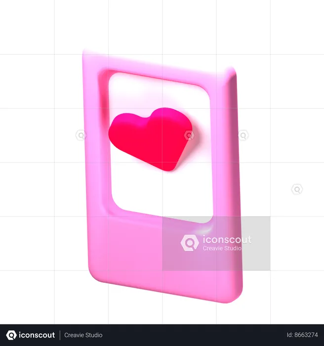 Love Photo  3D Icon