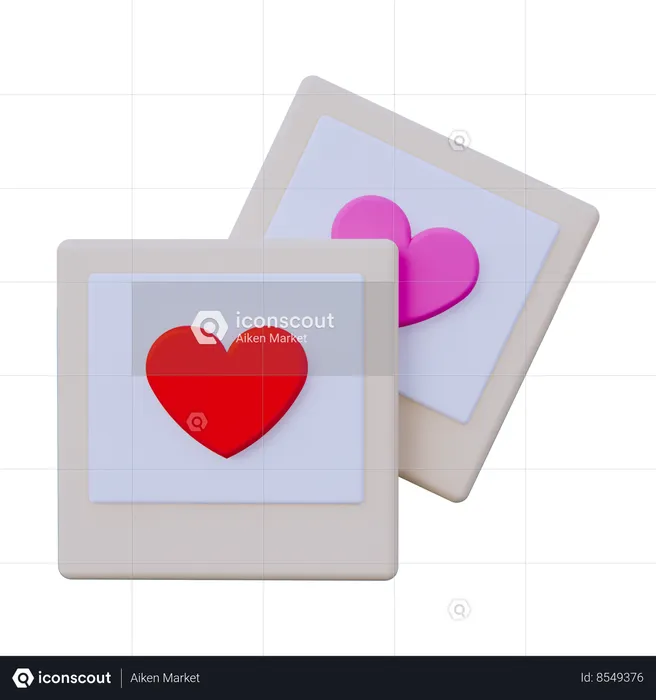 Love Photo Gallery  3D Icon