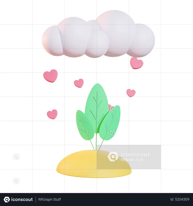 Love Plants  3D Icon