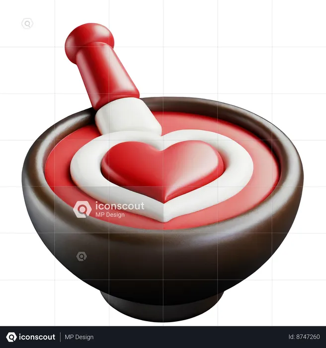 Love Potion  3D Icon