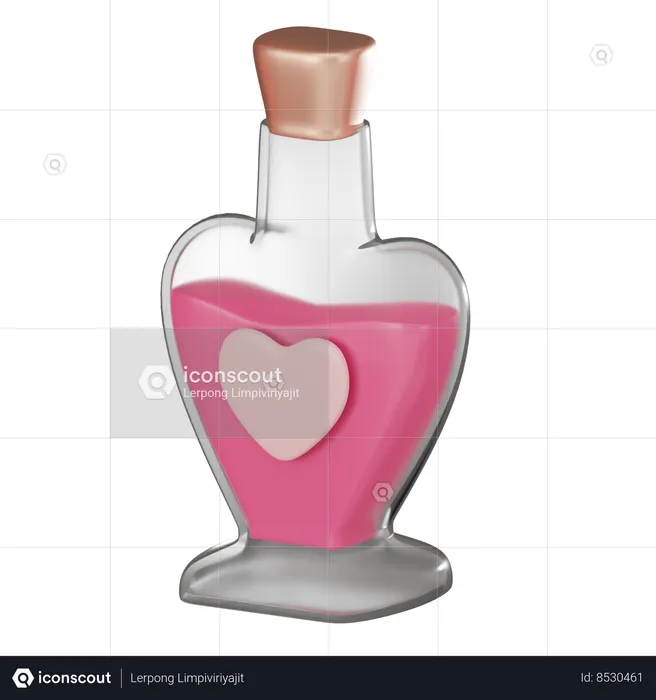 Love Potion  3D Icon