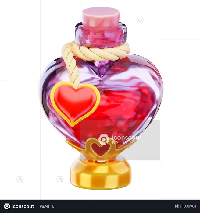 Love Potion  3D Icon