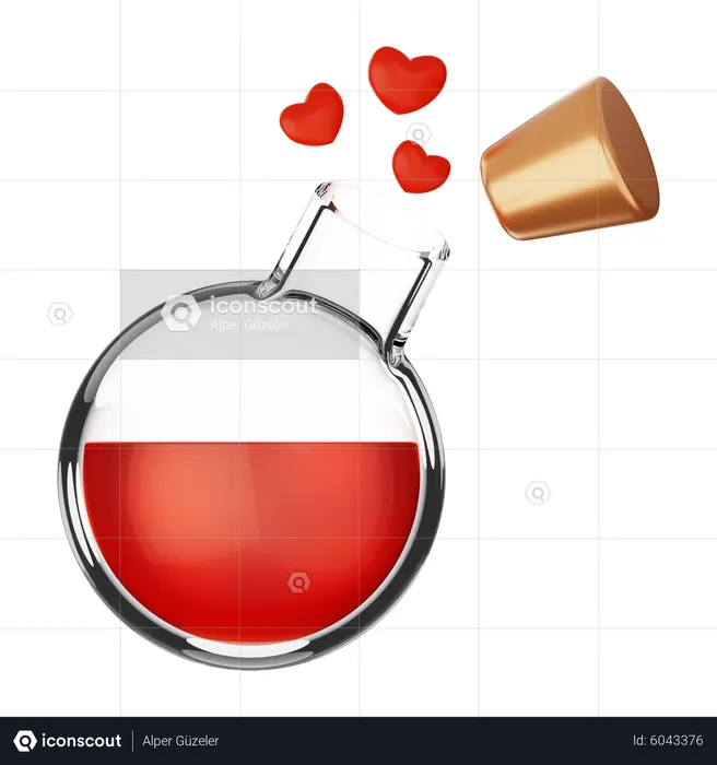 Love Potion  3D Icon