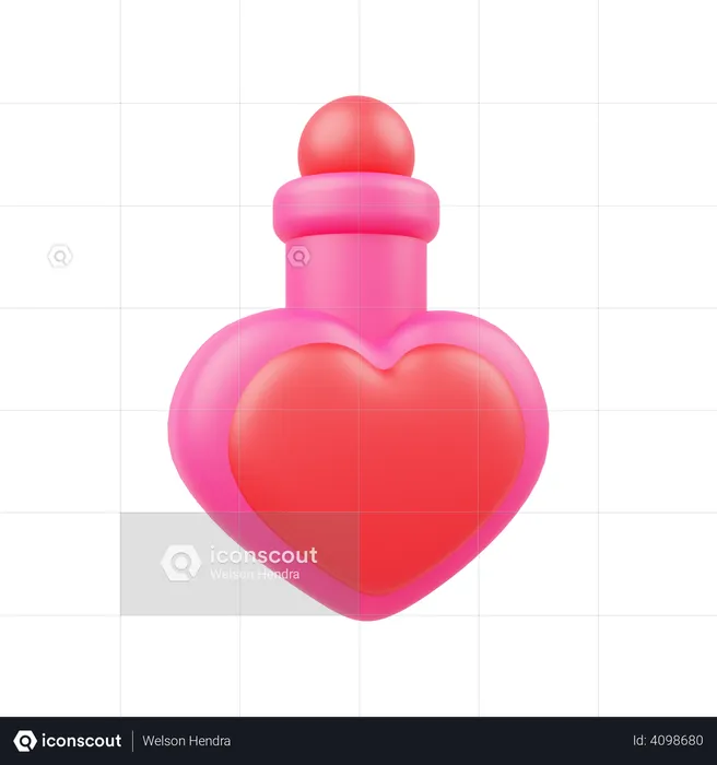 Love Potion  3D Illustration