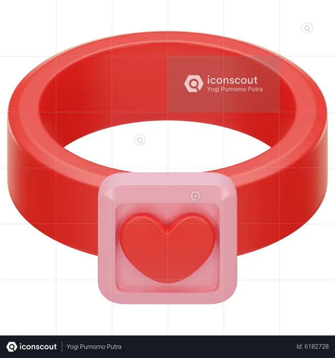 Love Ring  3D Icon