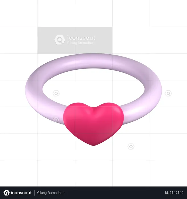 Love Ring  3D Icon