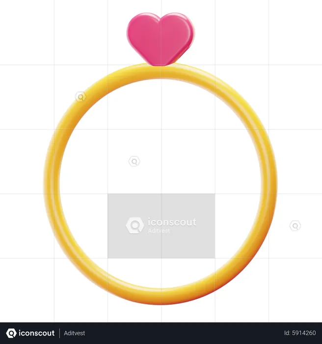 LOVE RING  3D Icon