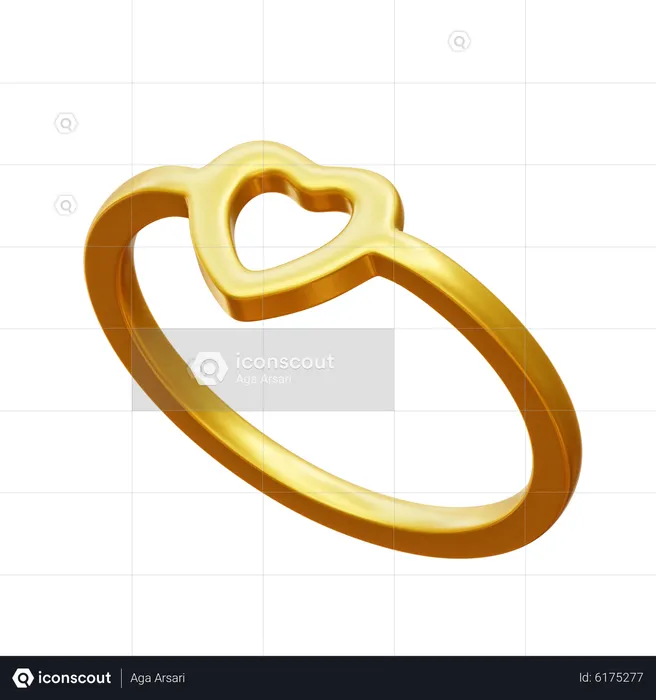 Love Ring  3D Icon